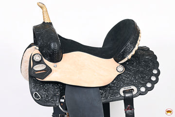 Hilason Western Horse Treeless Trail Barrel Saddle American Leather